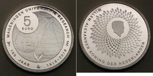 5 Euro Niederlande Silber 