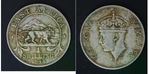 EAST AFRICA 1 Shilling 1948 - Copper/Nickel - George VI. - VF - 4602