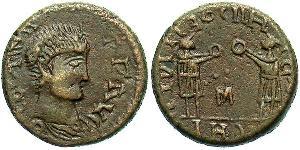 1 Фолліс /  AE4 Римська імперія (27BC-395) Бронза Констант I (320-350)