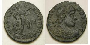 ROMAN EMPIRE AE18 - Bronze - Siscia Mint - Valens (364-378) - VF+ - 3345 *
