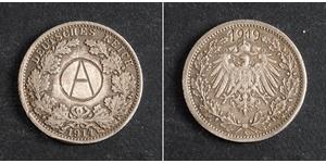 1/2 Mark Germany Silver 