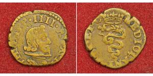  
  1621-1665, Milan (Duchy), Philip IV of Spain.  Copper Quattrino Coins. VF+  Condition: VF+ Mint Place: Milan (Italy)  Denomination: Quattrino Mint Period: 1621-1665 (not dated) Reference: KM- ...