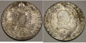 AUSTRIA 20 Kreuzer 1803 A - Silver 0.583 - Franz II. (I.) - VF+ - 3476 *