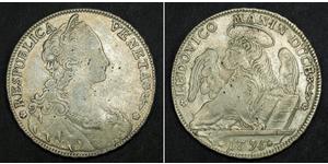  
  1795, Venice, Ludovico Manin. Large Silver Tallero 