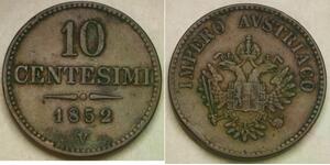 10 Centesimo Italie Cuivre 