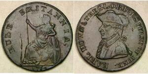 EMSWORTH (Hampshire - Great Britain) Earl Howe 1/2 Penny 1794 - VF/XF - 230 *