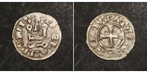  
 
     1280, Duchy of Athens, Guy II de la Roche. Billon Denier Tournois Crusader Coin.   Mint Period: 1280-1308  Denomination: Billon Denier  Reference: Metcalf 1051-66.  Condition: A nice XF  ...