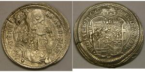 BRANDENBURG ANSBACH (German Margravate) 1/6 Thaler 1678 - Silver - VF+ - 3004 *