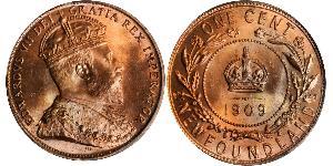 1 Cent 紐芬蘭與拉布拉多  爱德华七世 (1841-1910)
