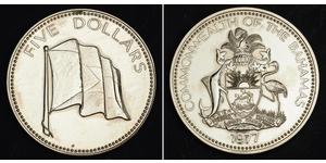 5 Dollar Bahamas 镍/銅 