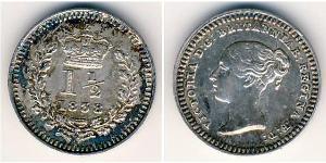 1.5 Penny Vereinigtes Königreich Silber Victoria (1819 - 1901)