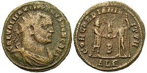  AE_ Римская империя (27BC-395) Бронза Галерий Максимиан (260-311)