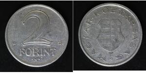 HUNGARY 2 Forint 1947 BP - Aluminum - VF - 3154