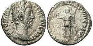 1 Denario Imperio romano (27BC-395) Plata Cómodo (161-192)