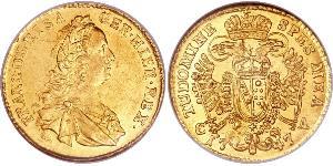 1 Ducat Sacro Romano Impero (962-1806) Oro Francesco I di Lorena(1708-1765)