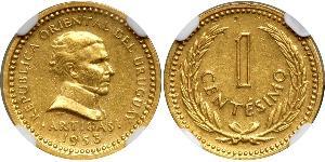 1 Centesimo Uruguay Oro José Gervasio Artigas
