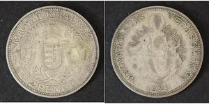 HUNGARY 2 Pengo 1929 BP - Silver 0.640 - 1226