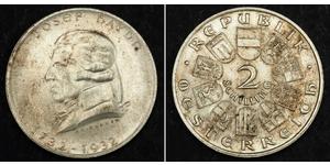 2 Шилінг Перша Австрійська Республіка (1918-1934) Срібло 