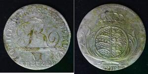 WURTTEMBERG (German State) 6 Kreuzer 1808 - Silver 0.333 - Friedrich - 2752