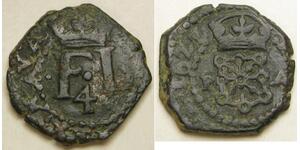 NAVARRE / NAVARRA (Spanish Kingdom) 4 Cornados 1622 - Philip IV. - VF - 2008 *