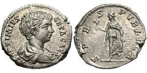 1 Denarius 羅馬帝國 銀 塞普提米乌斯·盖塔
