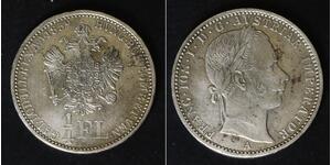 AUSTRIA 1/4 Florin 1859 A - Silver 0.520 - Franz Joseph I. - VF/XF - 3758