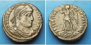 
          
           
             
              VALENTINIAN I AE 3 
           
           
             
              Description: 
              
              Date: C, 364-367 AD 
        ...