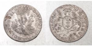 
							1763, Poland, Danzig (City), Augustus III. Scarce Billon 6 Groszy Coin. Fine+
  Mint Year: 1763
Mint Place: Danzig
Reference: KM-117.
Denomination: 6 Groszy
Condition: Weakly struck as us ...