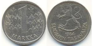 1 Mark Finlande (1917 - ) Cuivre/Nickel 