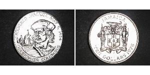 10 Долар Ямайка (1962 - ) Срібло Христофор Колумб (1451 - 1506)