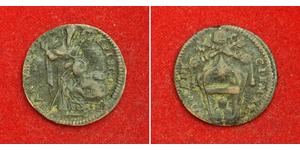  
 
  
 1703, Vatican, Papal States, Gubbio, Pope Clement XI. Copper Quattrino Coin. F+ 
  
 Condition: F+  Reference: KM-82.   Denomination: Quattrino  Mint Year: 1703 (Anno III)  Mint Place: Gu ...