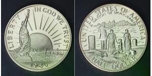 USA Half Dollar 1986 S Proof - Statue of Liberty Centennial - 4451