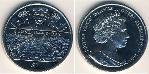 1 Доллар Виргинские о-ва Никель/Медь 