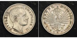  
 
   1906, Kingdom of Italy, Victor Emmanuel III. Beautiful Silver 1 Lira Coin. AU+  Mint Year: 1906 Mint Place: Rome  Reference: KM-32.  Denomination: 1 Lira  Condition: Minor contact-marks, o ...