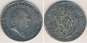 Нассау
1 талер (1812 г.)
Серебро
CT. Фридрих Август. Номер по Краузе # 12c
