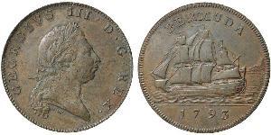 1 Penny Bermuda Copper George III (1738-1820)