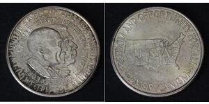 USA Half Dollar 1952 - Silver - Booker T. Washington & George W. Carver - 863