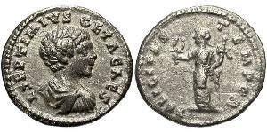 1 Denier Empire romain (27BC-395) Argent Geta (189-211)