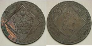 AUSTRIA (Empire) 30 Kreuzer 1807 A - Copper - Franz II. - XF/aUNC - 3459 *