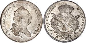 1/2 Талер Бавария (курфюршество) (1623 - 1806) Серебро Карл IV Теодор (1724 - 1799)