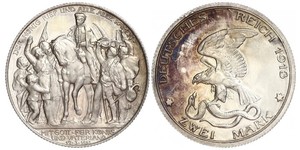 2 Mark Royaume de Prusse (1701-1918) Argent 