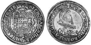 1 Талер Ельзас Срібло Рудольф II (1552 - 1612)