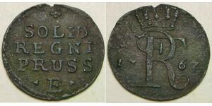 BRANDENBURG PRUSSIA 1 Solidus 1767 E - Billon - Friedrich II. - VF - 2723 *