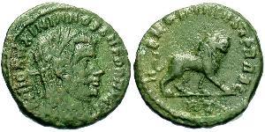 1/2 Follis Imperio romano (27BC-395) Bronce Maximiano (250-310)