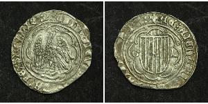  
 
  
 1377, Kingdom of Sicily, Frederick III/IV "the Simple". Silver Pierreale Coin. R! 
  
 Mint Year: 1355-1377 Denomination: Pierreale Mint Place: Messina (Sicily) Reference: Sphar ...