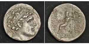  
  Seleucid Empire, Alexander I Balas (150-145 BC) AR Tetradrachm Coin. Sidon mint!   Mint Place: Sidon Reference: SC 1829, 5. R!   Mint Period: dated SE 165 (148/7 BC)  Denomination: AR Tetradr ...
