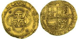 2 Ескудо Habsburg Spain (1506 - 1700) Золото Філіп II Габсбург (1527-1598)