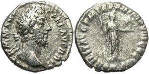 1 Denario Imperio romano (27BC-395) Plata Cómodo (161-192)