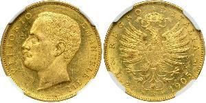20 Lira Kingdom of Italy (1861-1946) Oro Vittorio Emanuele III (1869 - 1947)