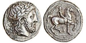 1 Tetradrachm Grèce antique (1100BC-330) Argent Philip II of Macedon (382 BC - 336 BC)